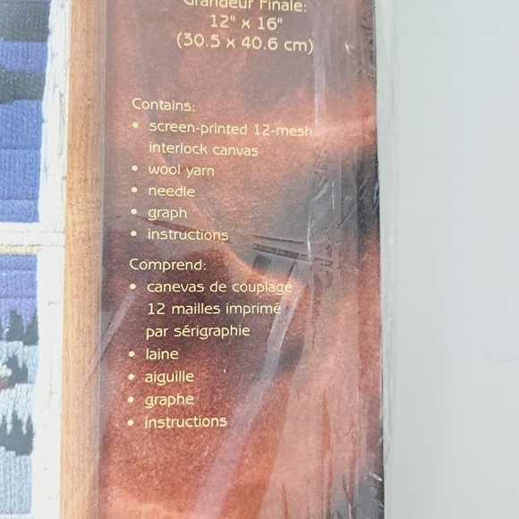 Vintage Janlynn Embroidery Kit Longstitch Sleeping Bears Ours Endormis LS247 - Picture 3 of 5